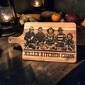 “Killer Kitchen Crew” Engraved Cutting Board