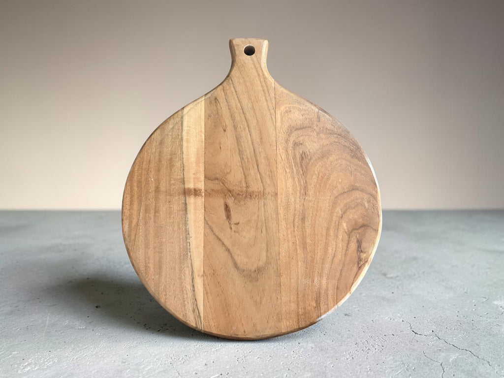 Engraved Wood Cutting Board— Round